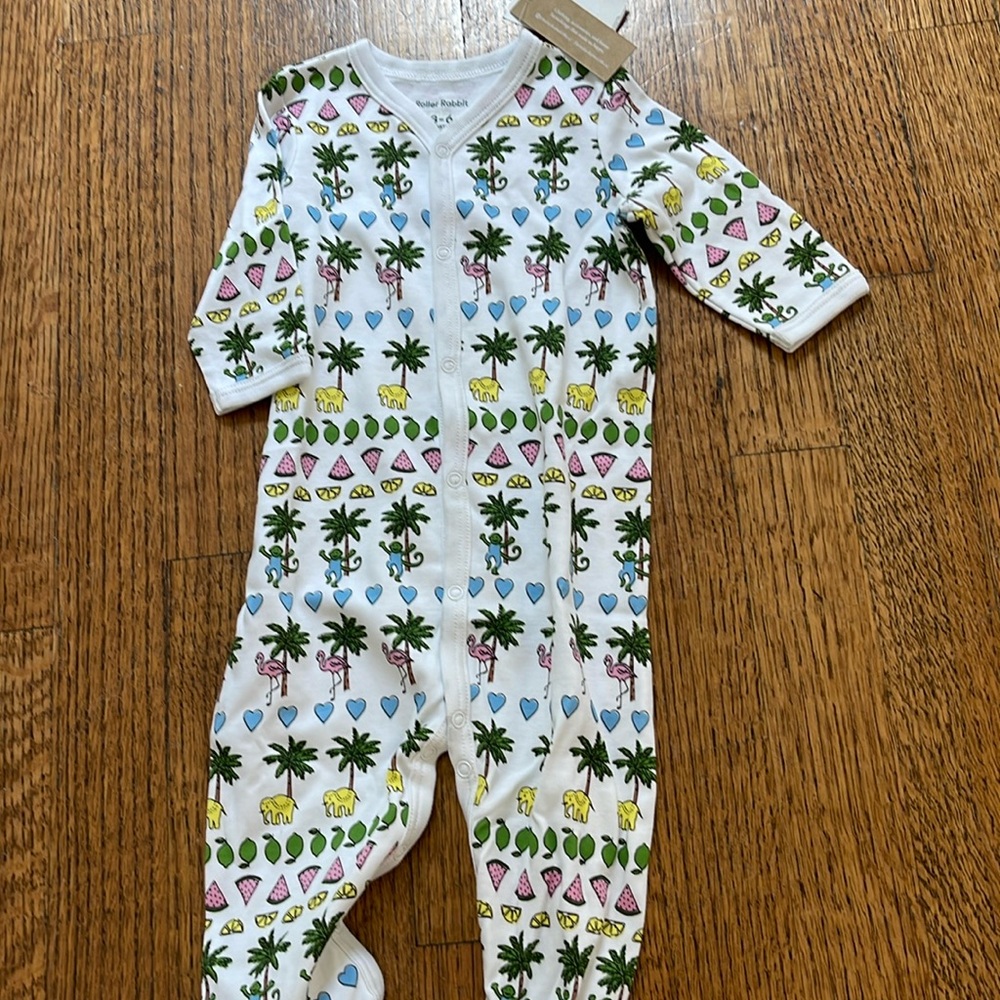 NWT Roller Rabbit Footie